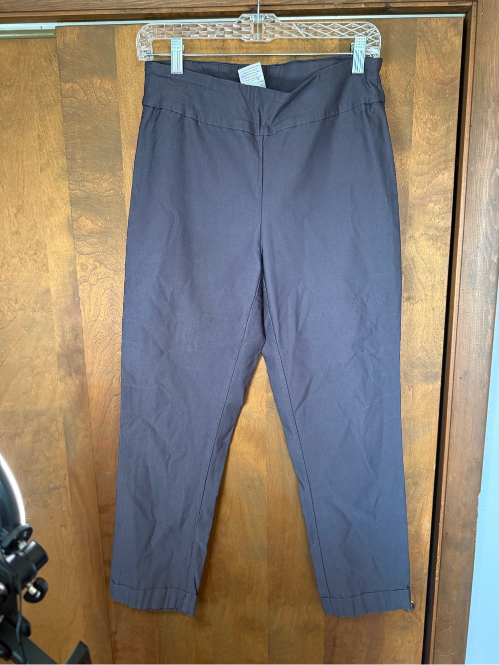 Tribal Women's Gray Cropped Ankle Pants